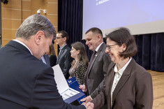 Wręczenie nagród Rektora na wniosek - dr Małgorzata Wołowiec-Musiał