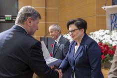 Wręczenie nagród Rektora na wniosek - dr Urszula Bednarz